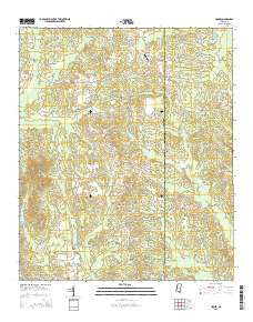 House Mississippi Current topographic map, 1:24000 scale, 7.5 X 7.5 Minute, Year 2015