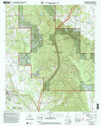 Houston East Mississippi Historical topographic map, 1:24000 scale, 7.5 X 7.5 Minute, Year 2000