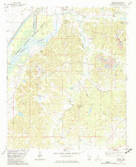 Howard Mississippi Historical topographic map, 1:24000 scale, 7.5 X 7.5 Minute, Year 1982