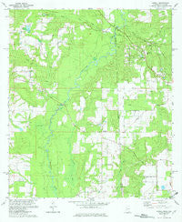 Howell Mississippi Historical topographic map, 1:24000 scale, 7.5 X 7.5 Minute, Year 1982