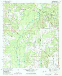 Howell Mississippi Historical topographic map, 1:24000 scale, 7.5 X 7.5 Minute, Year 1982