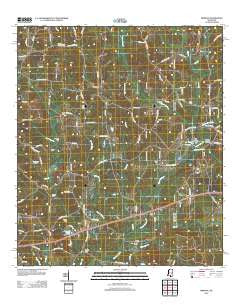Improve Mississippi Historical topographic map, 1:24000 scale, 7.5 X 7.5 Minute, Year 2012