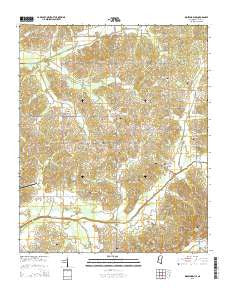 Independence Mississippi Current topographic map, 1:24000 scale, 7.5 X 7.5 Minute, Year 2015