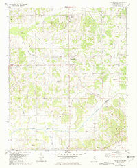 Independence Mississippi Historical topographic map, 1:24000 scale, 7.5 X 7.5 Minute, Year 1982