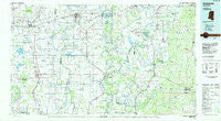Indianola Mississippi Historical topographic map, 1:100000 scale, 30 X 60 Minute, Year 1984