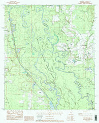 Industrial Mississippi Historical topographic map, 1:24000 scale, 7.5 X 7.5 Minute, Year 1983