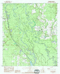 Industrial Mississippi Historical topographic map, 1:24000 scale, 7.5 X 7.5 Minute, Year 1983