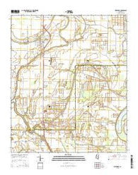 Inverness Mississippi Current topographic map, 1:24000 scale, 7.5 X 7.5 Minute, Year 2015