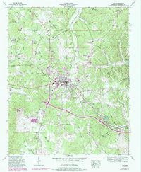 Iuka Mississippi Historical topographic map, 1:24000 scale, 7.5 X 7.5 Minute, Year 1953