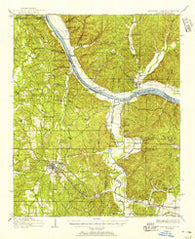 Iuka Mississippi Historical topographic map, 1:62500 scale, 15 X 15 Minute, Year 1911