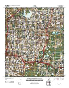 Jackson Mississippi Historical topographic map, 1:24000 scale, 7.5 X 7.5 Minute, Year 2012