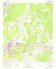 Jackson SE Mississippi Historical topographic map, 1:24000 scale, 7.5 X 7.5 Minute, Year 1963