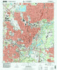 Jackson Mississippi Historical topographic map, 1:24000 scale, 7.5 X 7.5 Minute, Year 1998