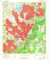 Jackson Mississippi Historical topographic map, 1:24000 scale, 7.5 X 7.5 Minute, Year 1963