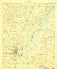 Jackson Mississippi Historical topographic map, 1:62500 scale, 15 X 15 Minute, Year 1908