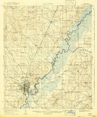 Jackson Mississippi Historical topographic map, 1:62500 scale, 15 X 15 Minute, Year 1908
