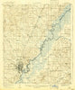 Jackson Mississippi Historical topographic map, 1:62500 scale, 15 X 15 Minute, Year 1908