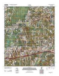 Jackson SE Mississippi Historical topographic map, 1:24000 scale, 7.5 X 7.5 Minute, Year 2012