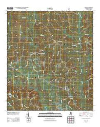 Janice Mississippi Historical topographic map, 1:24000 scale, 7.5 X 7.5 Minute, Year 2012