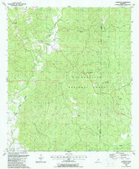 Jeannette Mississippi Historical topographic map, 1:24000 scale, 7.5 X 7.5 Minute, Year 1988