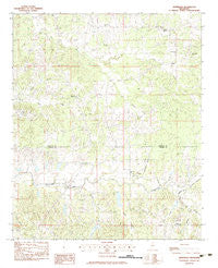 Jefferson Mississippi Historical topographic map, 1:24000 scale, 7.5 X 7.5 Minute, Year 1983