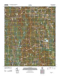 Johns Mississippi Historical topographic map, 1:24000 scale, 7.5 X 7.5 Minute, Year 2012