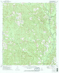 Jonathan Mississippi Historical topographic map, 1:24000 scale, 7.5 X 7.5 Minute, Year 1973