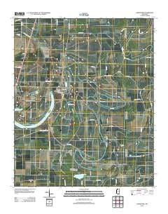 Jonestown Mississippi Historical topographic map, 1:24000 scale, 7.5 X 7.5 Minute, Year 2012