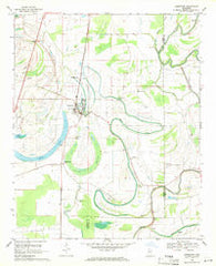 Jonestown Mississippi Historical topographic map, 1:24000 scale, 7.5 X 7.5 Minute, Year 1969