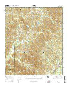 Joseph Mississippi Current topographic map, 1:24000 scale, 7.5 X 7.5 Minute, Year 2015