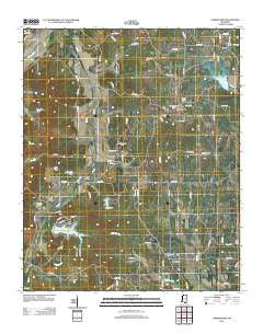 Jumpertown Mississippi Historical topographic map, 1:24000 scale, 7.5 X 7.5 Minute, Year 2012