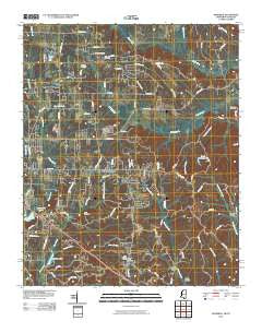 Kendrick Mississippi Historical topographic map, 1:24000 scale, 7.5 X 7.5 Minute, Year 2010
