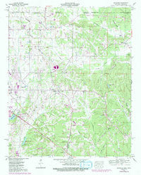 Kendrick Mississippi Historical topographic map, 1:24000 scale, 7.5 X 7.5 Minute, Year 1950