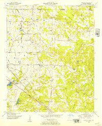 Kendrick Mississippi Historical topographic map, 1:24000 scale, 7.5 X 7.5 Minute, Year 1950