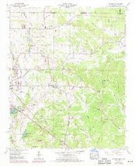 Kendrick Mississippi Historical topographic map, 1:24000 scale, 7.5 X 7.5 Minute, Year 1950