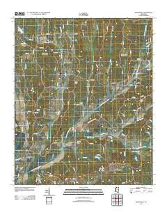 Keownville Mississippi Historical topographic map, 1:24000 scale, 7.5 X 7.5 Minute, Year 2012