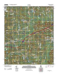 Kewanee Mississippi Historical topographic map, 1:24000 scale, 7.5 X 7.5 Minute, Year 2012