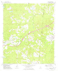 Kewanee Mississippi Historical topographic map, 1:24000 scale, 7.5 X 7.5 Minute, Year 1974