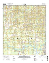 Kiln Mississippi Current topographic map, 1:24000 scale, 7.5 X 7.5 Minute, Year 2015