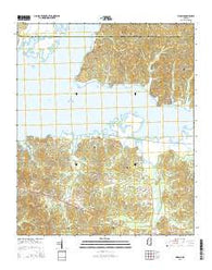 Kincaid Mississippi Current topographic map, 1:24000 scale, 7.5 X 7.5 Minute, Year 2015