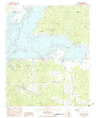 Kincaid Mississippi Historical topographic map, 1:24000 scale, 7.5 X 7.5 Minute, Year 1983