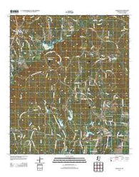 Kingston Mississippi Historical topographic map, 1:24000 scale, 7.5 X 7.5 Minute, Year 2012