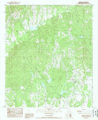 Kingston Mississippi Historical topographic map, 1:24000 scale, 7.5 X 7.5 Minute, Year 1988
