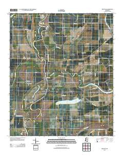 Kinlock Mississippi Historical topographic map, 1:24000 scale, 7.5 X 7.5 Minute, Year 2012