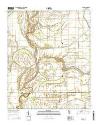 Kinlock Mississippi Current topographic map, 1:24000 scale, 7.5 X 7.5 Minute, Year 2015
