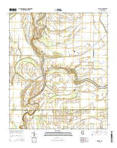 Kinlock Mississippi Current topographic map, 1:24000 scale, 7.5 X 7.5 Minute, Year 2015