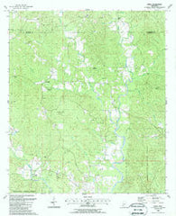 Kirby Mississippi Historical topographic map, 1:24000 scale, 7.5 X 7.5 Minute, Year 1988