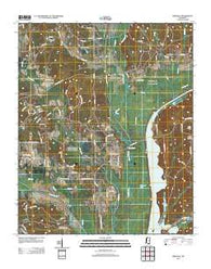 Kirkville Mississippi Historical topographic map, 1:24000 scale, 7.5 X 7.5 Minute, Year 2012