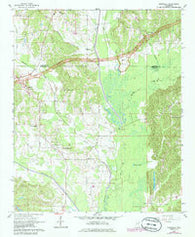 Kirkville Mississippi Historical topographic map, 1:24000 scale, 7.5 X 7.5 Minute, Year 1965