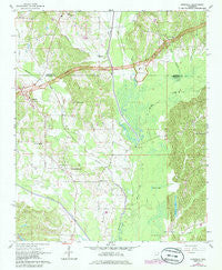 Kirkville Mississippi Historical topographic map, 1:24000 scale, 7.5 X 7.5 Minute, Year 1965